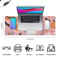 thumbnail image 5 of Long Mouse Pads for Desk,Pastel Halloween Pattern Desk Mats on Top Of Desks, Desk Mouse Pad Extra Large with 3mm Non-Slip Base and Stitched Edge for Gaming,Office,Work,Home 31.5x11.8in, 5 of 5