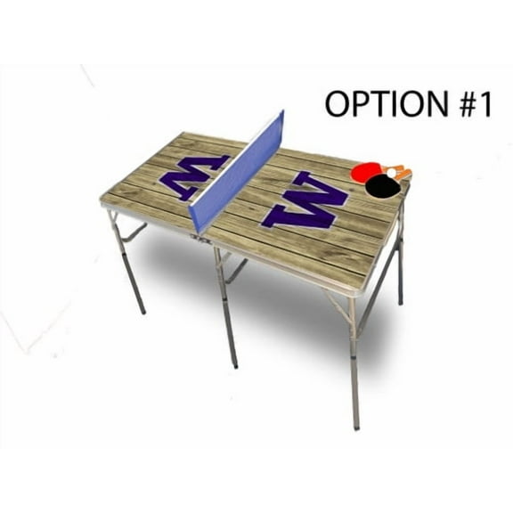 University Of Washington "W" Table Tennis/Ping Pong Table