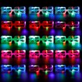 thumbnail image 1 of 2022 Gafas LED Plástico 12 pares de anteojos de fiesta Gafas de sol brillantes para Navidad, 1 of 8
