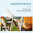 thumbnail image 4 of 20cm 66g Verosimil Multi-articulado 8 segmentos Muskallonga americano Senuelo de pesca cebo nadar Cebo manivela duro Anzuelo Aparejo Verde ejercito, 4 of 5