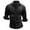 Black, variant on Aoochasliy Mens Shirts Denim Long-Sleeve Beefy Button Basic Solid Blouse Tee Top