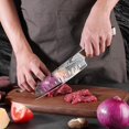 thumbnail image 2 of xianlin-Chef Knife Japanese Professional: 7 Inch Kitchen Knives, Stainless Steel, Sharp Cutting Meat Cooking Knife, 2 of 4