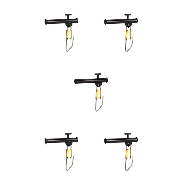 Yuarrent 10 piezas ganchos de equilibrio de pescado clip de liberación anti-bobinado ABS divisor de gancho de servicio pesado accesorios de pesca al aire Type2 NO2 Yuarrent CBP391261