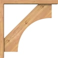 thumbnail image 3 of Ekena Millwork 3 1/2"W x 24"D x 24"H Westlake Block Smooth Bracket w/ Offset Brace, Western Red Cedar, 3 of 25