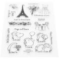 thumbnail image 2 of Forme Unique de Hérisson, Sain et Sûr Simple à Utiliser, Transparent, pour les Albums de Photos de Journaux Intimes, 2 of 8
