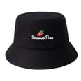 thumbnail image 1 of Sombrero de pescador plegable con forma de fresa para mujer, con circunferencia de 56 a 58 cm, protector solar para exteriores, 1 of 5