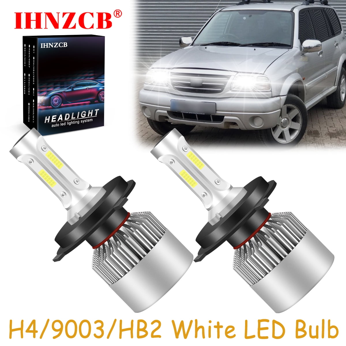 IHNZCB for Suzuki Vitara Xl7 Grand 19992003 Led Headlights Bulbs High