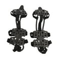 thumbnail image 1 of Crampones para nieve y hielo, 1 par de crampones para hielo de 24 dientes, cubierta para zapatos, crampones antideslizantes para escalada, estándares líderes en la industria, 1 of 14
