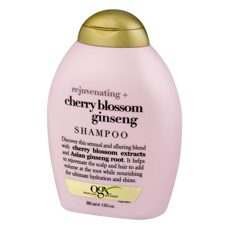 OGX Sulfate-Free Rejuvenating Cherry Blossom Ginseng Shampoo