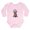 Petal Pink, variant on CafePress - Girlie Doodle Long Sleeve Infant Bodysuit - Long Sleeve Cotton Baby Bodysuit