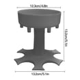 thumbnail image 3 of Dispensador de vino para el hogar, restaurante, vaso de bebida de 6 tiros, dispensador de PP, vertedor de jugo, gris sidaley HA001299-02B*1+HA001545-02B*1, 3 of 6