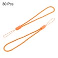 thumbnail image 3 of Unique Bargains 18cm Portable Item Nylon Cord Lanyards Hand Wrist Strap String Orange 30 Pack, 3 of 6