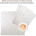 thumbnail image 2 of 4Pcs Jacquard Cloth Napkin Elegance Polyester Dinner Napkins for Kitchen Parties Holiday Dinner Tabletop Square 20x 20 in beige, 2 of 6
