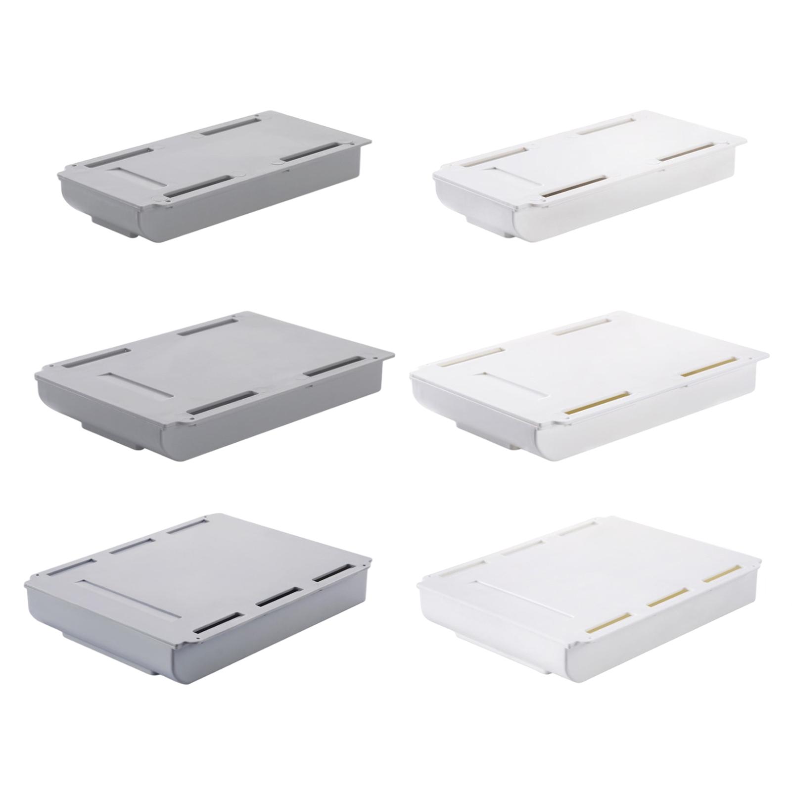 MEGAWHEELS Under Desk Drawer Storage OrganizerSelfAdhesive Plastics