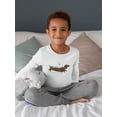 thumbnail image 2 of Image Conscious Birds On A Dachsund Long Sleeve Toddler -Jay Fleck Designs, Unisex Regular Fit, 2 of 4