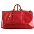 thumbnail image 1 of Pre-Owned LOUIS VUITTON Epi Leather Keepall 50 Boston Bag, Red, Leather,... (Good), 1 of 15