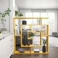 thumbnail image 6 of Ada Home Decor Furniture 4 Tier Open Shelf Mustard Briscoe Modern Bookcase, 6 of 11