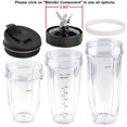 thumbnail image 2 of Replacement,Compatible Nutri Ninja Auto IQ Blenders,Blade,Cup,Jar,Flip Top Lid.., 2 of 2