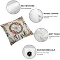 QCPP Dream Catcher Flowers Feather Short Plush Throw Pillow Cover Home