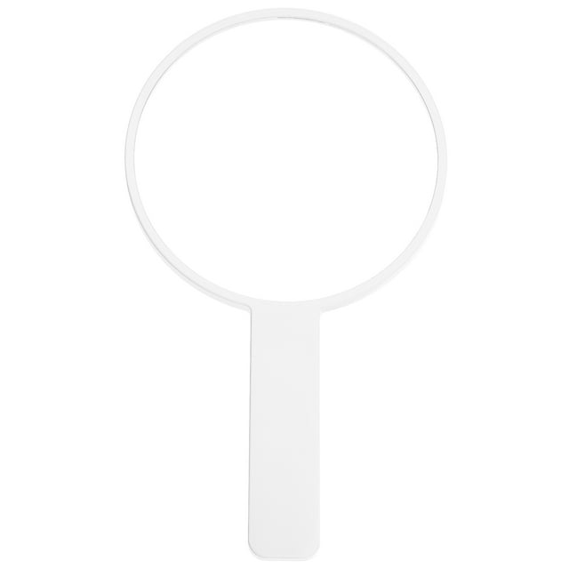 Shisuyan Handheld Compact Mirror Round Makeup Mirror with Handle for Home Travel