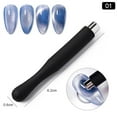 thumbnail image 5 of Magnet Nail Tool, Magnetic Nail Art Pen, Crystal Flower and Stripe Pattern Nail Art Tool with Strong Magnet, Reusable and Easy To Clean, Suitable for Salon and Home Use, 5 of 5