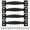 Black, variant on DICEWEN Pack of 4 Gate Handles Bows-Shaped Garage Door Handle Metal Pulls for Wardrobes Cupboards and Fences Furniture Knob