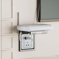 thumbnail image 3 of Bathroom Outlet Shelf, Wall Outlet Shelf, Wall Mounted Outlet Shelf Space-Saving Wall Shelf, Outlet Shelf Wall Holder,Vertical Decorative Wall Holder Home Extender Decor For Routers, Bathroom 2PC, 3 of 18