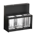 thumbnail image 1 of Tnarru Cutlery Storage Rack Cutlery Drying Rack Non Slip Carbon Steel Modern Multiple Slots Universal Knife Block Knives Drain Stand black, 1 of 8