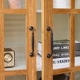 thumbnail image 3 of Montary 71.2" Rustic China & Curio Cabinet with Glass Doors, Collectibles/Figures/Trophies Display - White/Brown, 3 of 11