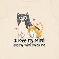 thumbnail image 4 of Inktastic I Love My Mimi Loves Me Cat Boys or Girls Baby T-Shirt, 4 of 5