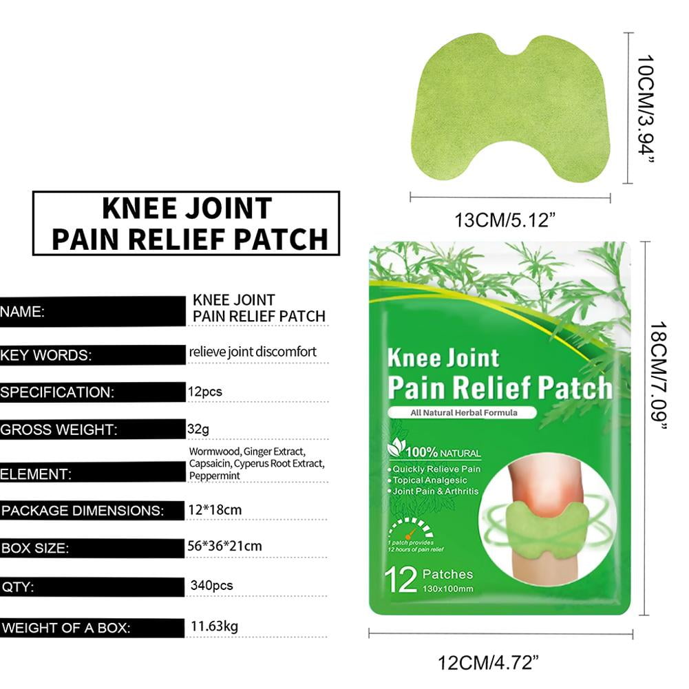 MQ 36pcs Knee Patches, Relief Patch for Knee, Warming Herbal Patches for  Knee Patch Paste Lasting Relief of Joint Uncomfortable