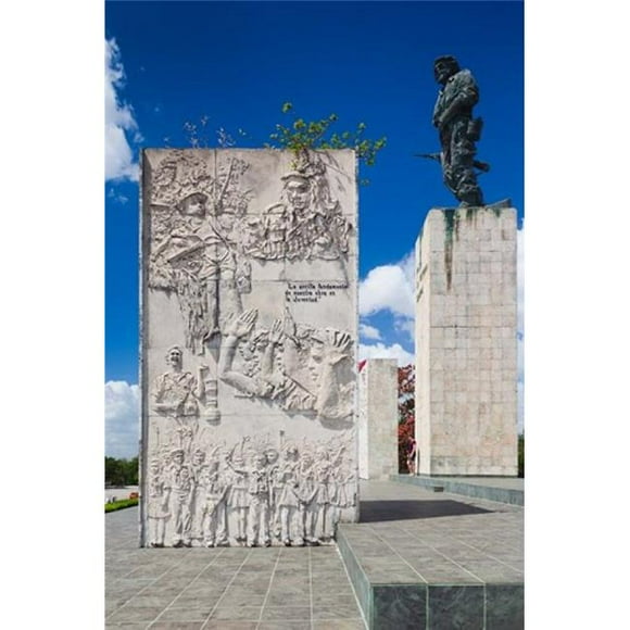 Posterazzi PDDCA11WBI0609 Cuba Santa Clara Monumento Ernesto Che Guevara Affiche Imprimée par Walter Bibikow - 19 x 28 Po.