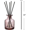 thumbnail image 3 of HOSSIAN Reed Diffuser Sticks - Reed diffusers-Reed Sticks -Diffuser Glass Bottles-Diffuser Refills- Natural Rattan Wood Replacement for Aroma Fragrance (10" Black), 3 of 7
