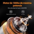 thumbnail image 3 of Aeitto Licuadora Profesional 7 Velocidades 3 Programas Automáticos Estractor 2L 1500W Negro, 3 of 7