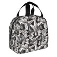 thumbnail image 2 of Fotbe Lilies Flowers Bolsa Térmica con Estampado y Forro de Aluminio Grueso Bolsa de Almuerzo con Bolsillo Frontal para Hombres y Mujeres, Ideal para Trabajo, Escuela, 2 of 8