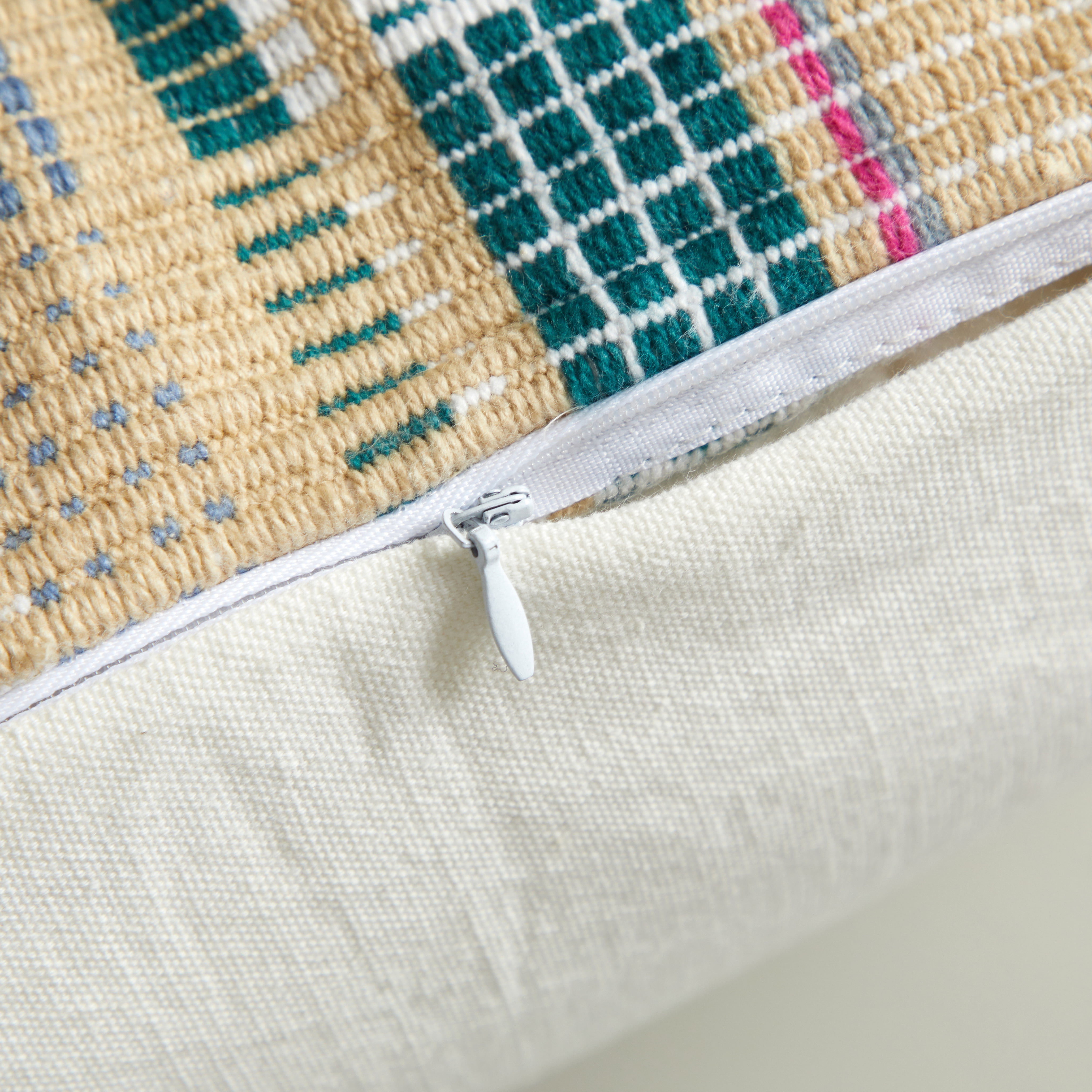 Mainstays 100% Cotton Woven Oblong Decorative Pillow, Multi-Color, 14" x 20"