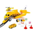 thumbnail image 1 of 1 Set Airplane Toy High Stability Long Slides Broken-Proof Inertia Airplane Large Storage Transport Aircraft Vehicle Toy for Children, 1 of 10