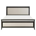 thumbnail image 2 of Pemberly Row King Bed with Upholstered Headboard in Dark Cherry/Beige, 2 of 6