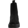 thumbnail image 3 of SAM EDELMAN Womens Black Lug Sole Waterproof Goring Laguna Round Toe Block Heel Leather Booties 7.5 M, 3 of 4