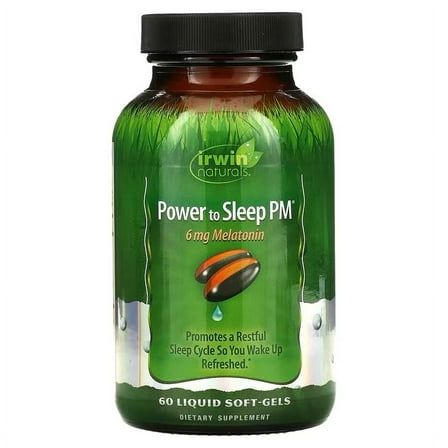 Irwin Naturals Power To Sleep Pm 6Mg Mel  60 Sgel - 2 Pack