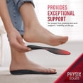 thumbnail image 3 of Plantillas Ortopédicas Physix Gear Sport Negras para Fascitis Plantar y Arco Plantar para Mujer, 3 of 8