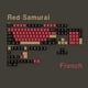 thumbnail image 1 of Teclas Pbt Cherry Profile Red Samurai Big Set Teclas Teclas Francesas, 1 of 6