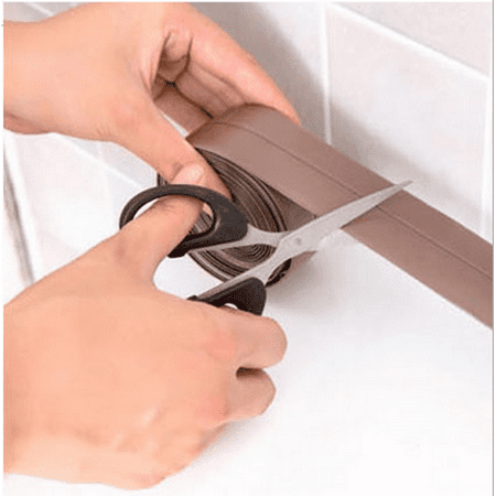 Waterproof Self Adhesive Sealing Strip Kitchen Caulk Tape And Waterproof Self Adhesive Sealing Strip Kitchen Caulk Tape And Bathroom Wall Sealer Moisture Proof Pvc Edge Guard Anti Scratch