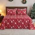 thumbnail image 1 of PC Deep Pocket Queen Sheet Set Fit Breathable Microfiber Soft Queen Size Sheet Set Hotel Style Bed Sheet Set for Women Men Flower, 1 of 9