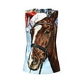 thumbnail image 6 of Goofa Christmas Horse Printed Womens Workout Tops for Women Sleeveless Yoga Shirts Athletic Running Tank Tops Sleeveless Gym Clothes Workout Apparel-Small, 6 of 9