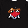 thumbnail image 4 of Inktastic Beagle Heartfelt Duo Boys or Girls Long Sleeve Toddler T-Shirt, 4 of 5