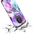 thumbnail image 3 of Moto Z3 Case, Moto Z3 Play Case, Rosebono Slim Hybrid Shockproof Hard Cover Graphic Fashion Colorful Skin Cover Armor Case For Moto Z3 Play (Dream Catcher), 3 of 3