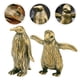thumbnail image 3 of 2 piezas de pingüino pequeño de metal, adorno de pingüino, mini adorno de latón, figura de pingüino de latón, 3 of 5