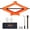 Orange, variant on 2.5 Ton Scissor Car Jack with 3.-17.1 Inch Lift Range, Heavy Duty Tire Changing Kit
