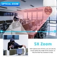 thumbnail image 2 of ﻿ Bombilla Inteligente para el Hogar Cámara de Seguridad IP Doble Lente Zoom 5X Resolución 2K, Cámaras de Seguridad Inalámbricas WiFi con Enchufe de Luz de 2.4GHz, Detección de Movimiento Humano de 3, 2 of 10